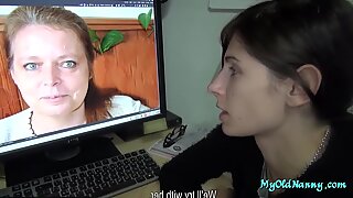 Sexy granny threesome