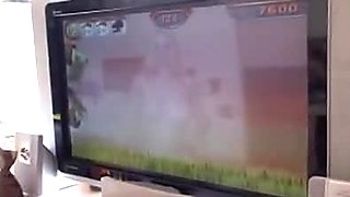 超级性感大胸脯非专业金发女友扮演hawt wii绝对裸露