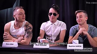 Chris Loan do a job interview for the 18 years twink William Lefort