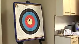 Demi & Sarah play Strip Darts dressed as Policewomen