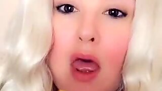 BBW Giantess Goddess Catches her little Man Cheating and Eats the Slut and Him!