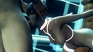 Busty Girl Fucked by Monster Creature