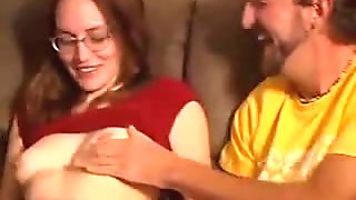 Amateur - Nerdy Teen Creampie Gangbang Cuck LickUp