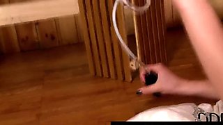 Pussycat fetish hoe loves ass milk enema in hi definition