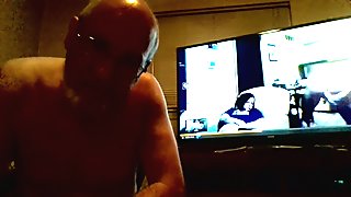 Playing with my favorite toy watching Porn