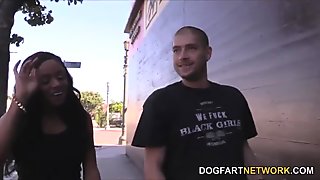 Anya Ivy Gets Her Black Pussy Banged By A White Guy