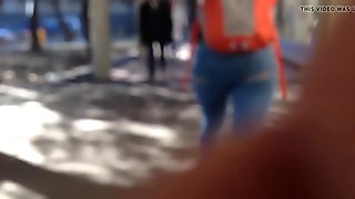 Cum on unsuspected girl, lechazo a universitaria