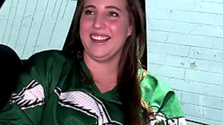 Teenage fatty wants to share her fetishes on casting