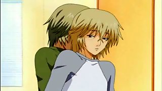Two hentai girls poked byt sex in bed
