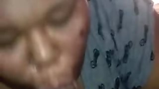 Young submissive BBW sloppy head on my BBC
