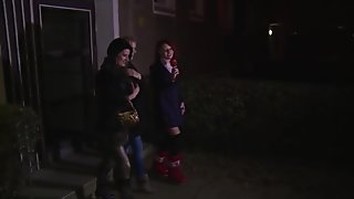 MAGMA FILM Group of German girls fucking random strangers