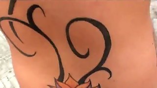 Teen amateur Rissa Maxxx is fucked in tight pink ass