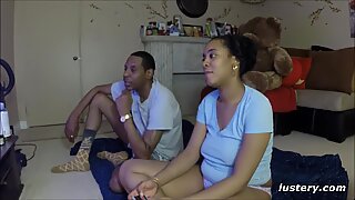 Playful Couple Enjoy Strip Mario Bros