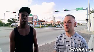 Interracial joy of homosexual guys