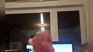 Cum during watching porn and online chat