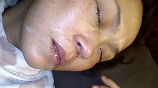 A dream of my Japanese woman 2. I come in her face