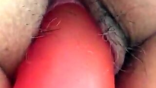 Pretty mIlf pussy getting opened and stretched