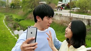 korean glamour bevy romantic passionate sex with my cute korean dame