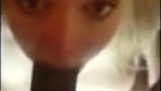 Blonde breanne worshipping that black dick