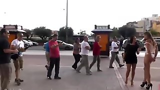 Spanish Slut Publicly Fucked