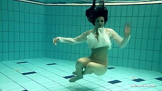 Submerged underwater Petra makes you wanna cum