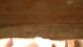 Wife getting into shower and on toilet