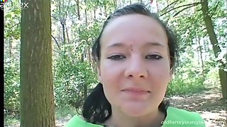 Insatiable fat grandpa welcomes blowjob from young hoe Michaela Q