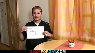 Gay man seduces hetero plumber