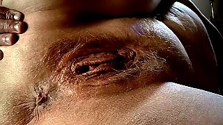 DEEP spread WIDE Asshole and PUSSY shot