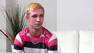 Female agent fucks dude with strap on